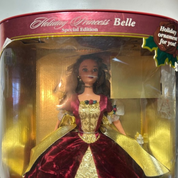 Disney Holiday Princess Belle Doll Beauty Beast Enchanted Christmas Ornament - Picture 3 of 10